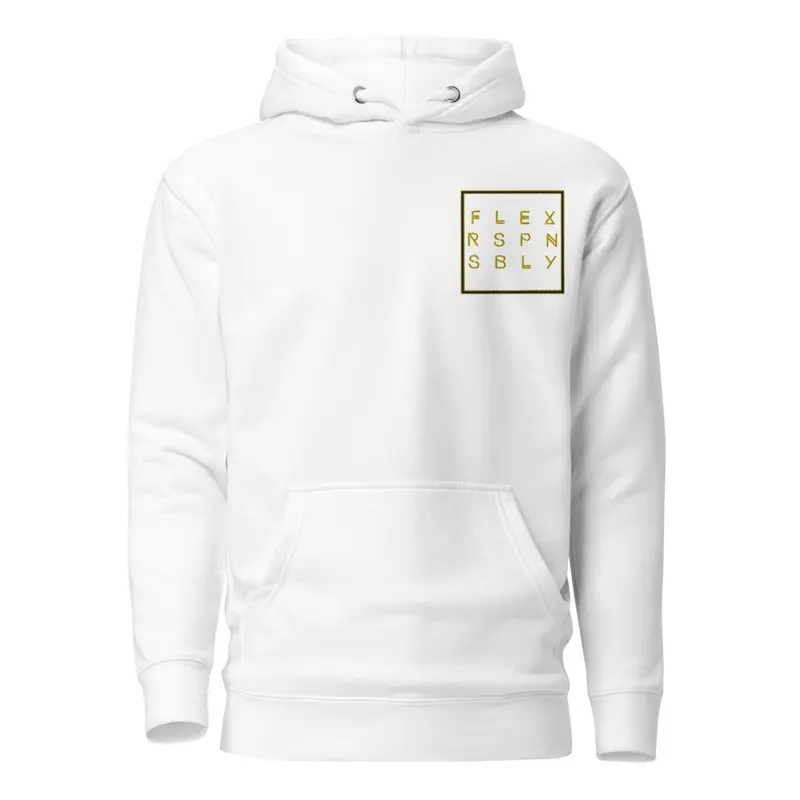 Flex Responsibility hoodie (gld/blk)